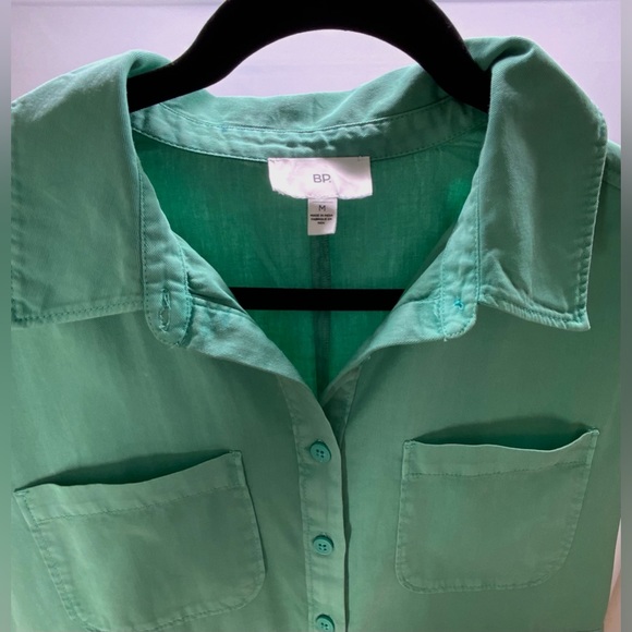 NWOT- BP. Utility Button Front Romper-Medium - Picture 4 of 16